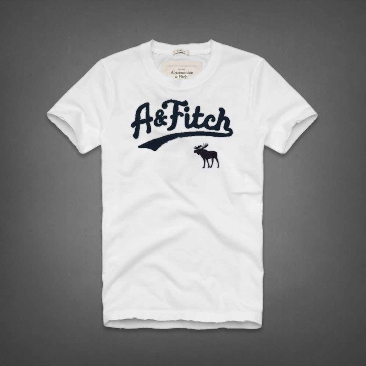 Abercrombie Fitch Hombres De Cuello Redondo Corto Remera AF5403 Abercrombie Fitch Hombres De Cuello Redondo Corto Remera AF5403